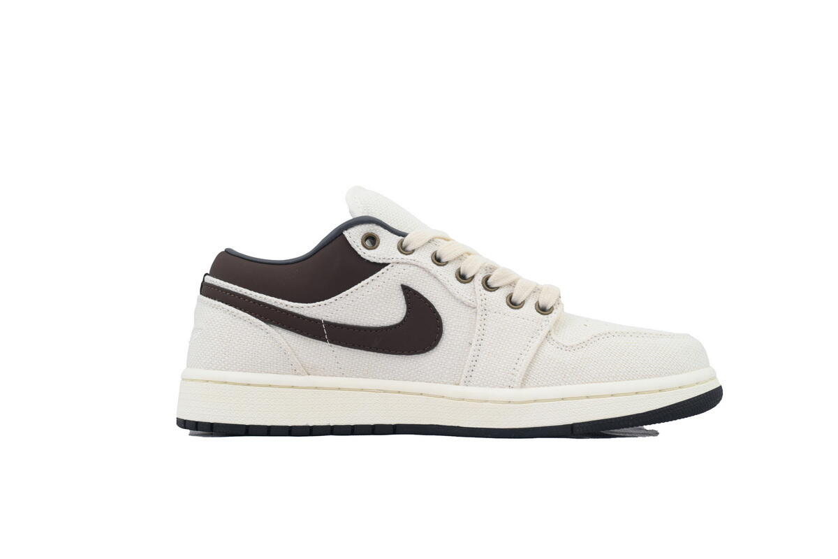 LJR Batch Air Jordan 1 Low Premium 'Ivory Baroque Brown' IB8058-110