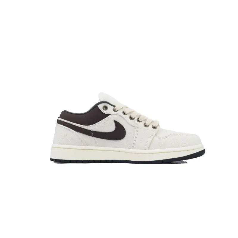 LJR Batch Air Jordan 1 Low Premium 'Ivory Baroque Brown' IB8058-110