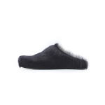 Marni Long-hair Calfskin Fussbett Sabot Black SBMR000600P412200N99