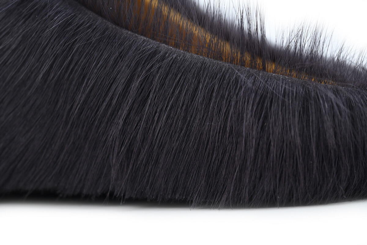 Marni Long-hair Calfskin Fussbett Sabot Black SBMR000600P412200N99