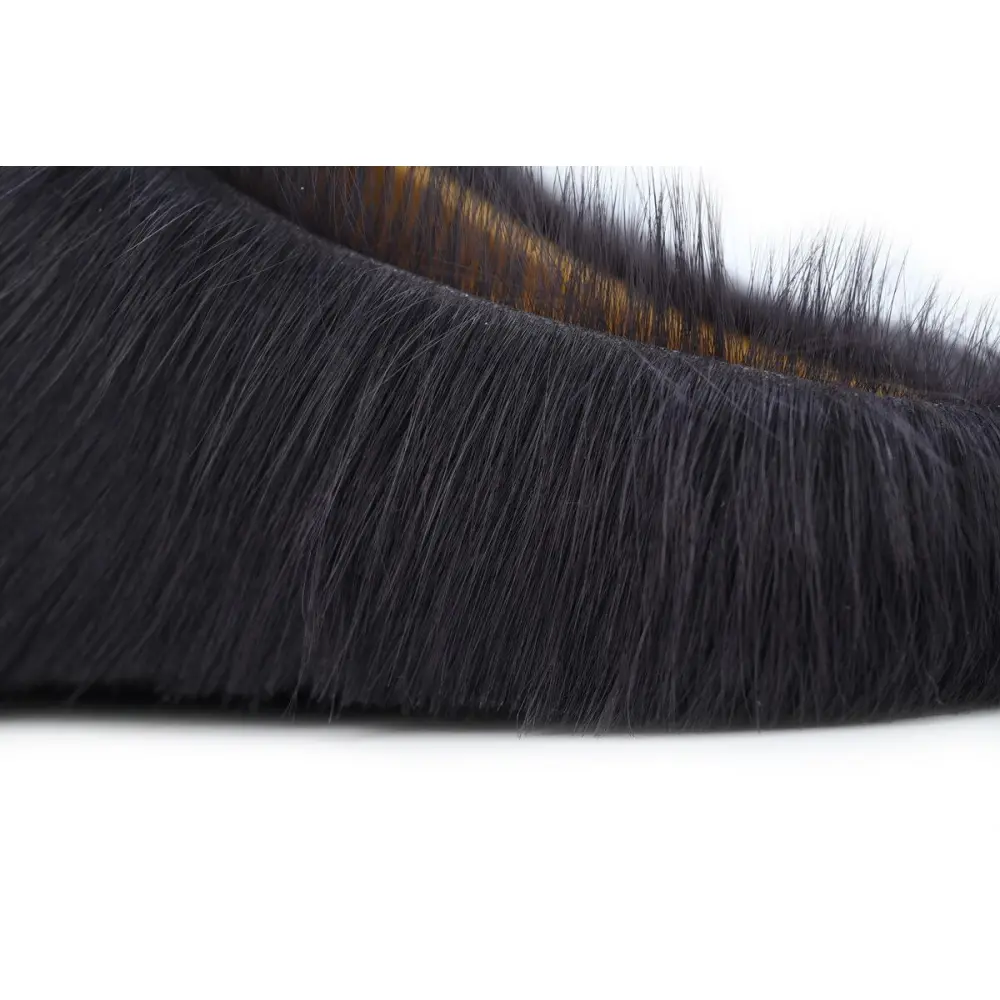 Marni Long-hair Calfskin Fussbett Sabot Black SBMR000600P412200N99