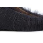Marni Long-hair Calfskin Fussbett Sabot Black SBMR000600P412200N99