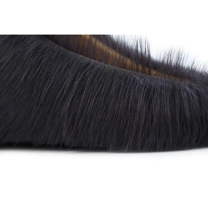 Marni Long-hair Calfskin Fussbett Sabot Black SBMR000600P412200N99