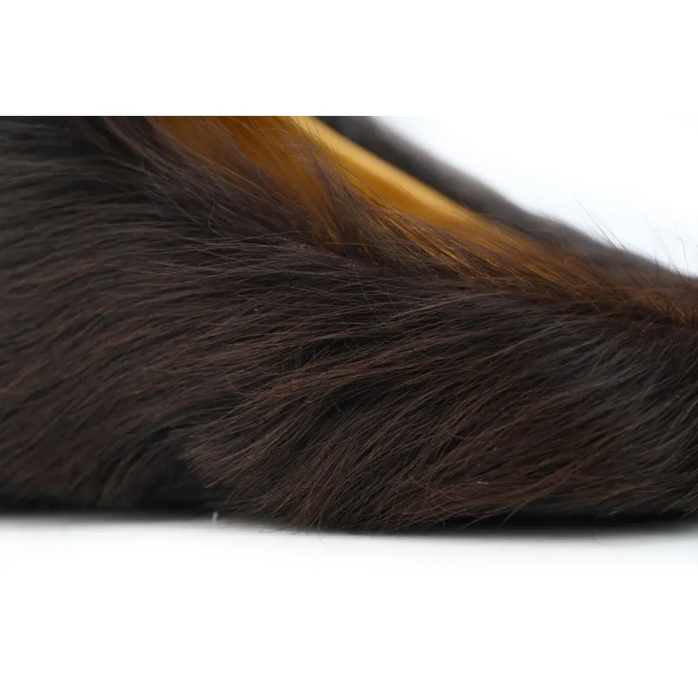 Marni Long-hair Calfskin Fussbett Sabot Brown SBMS004601P412200M37