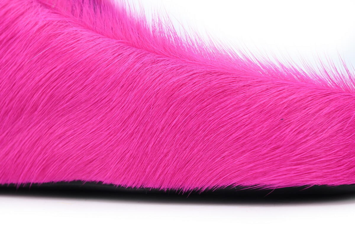 Marni Long-hair Calfskin Fussbett Sabot Fuchsia SBMR000600P412200C57