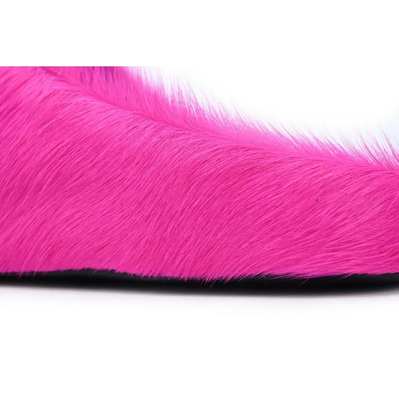 Marni Long-hair Calfskin Fussbett Sabot Fuchsia SBMR000600P412200C57
