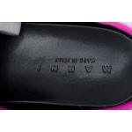 Marni Long-hair Calfskin Fussbett Sabot Fuchsia SBMR000600P412200C57
