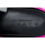 Marni Long-hair Calfskin Fussbett Sabot Fuchsia SBMR000600P412200C57