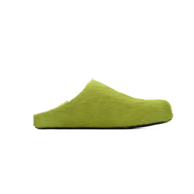 Marni Long-hair Calfskin Fussbett Sabot Green SBMR000600P412200V07 02