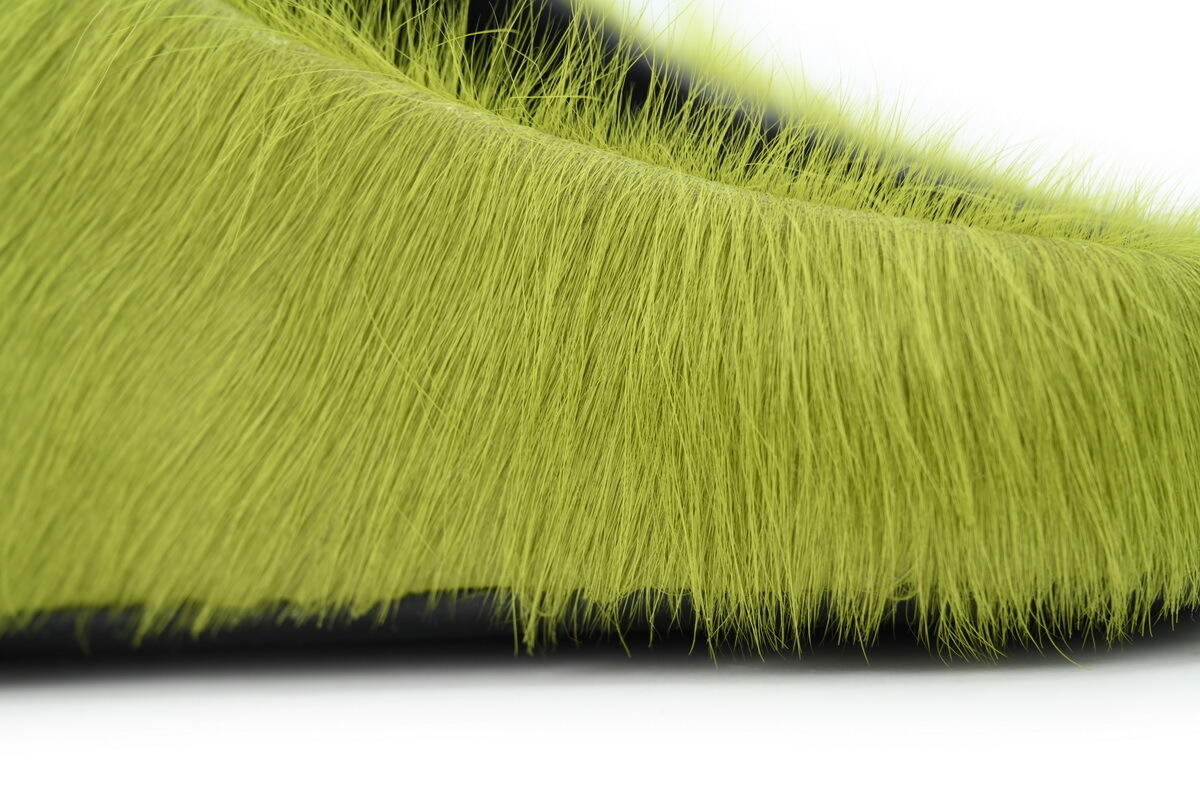 Marni Long-hair Calfskin Fussbett Sabot Green SBMR000600P412200V07