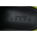 Marni Long-hair Calfskin Fussbett Sabot Green SBMR000600P412200V07