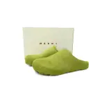 Marni Long-hair Calfskin Fussbett Sabot Green SBMR000600P412200V07