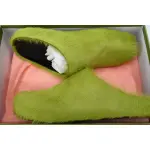 Marni Long-hair Calfskin Fussbett Sabot Green SBMR000600P412200V07