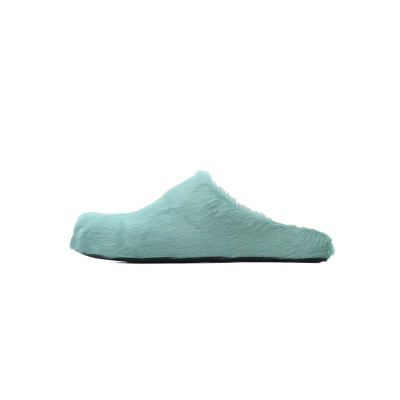 Marni Long-hair Calfskin Fussbett Sabot Green SBMR000600P412200V38 01
