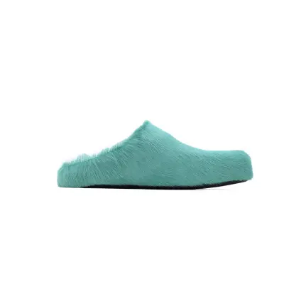 Marni Long-hair Calfskin Fussbett Sabot Green SBMR000600P412200V38 02