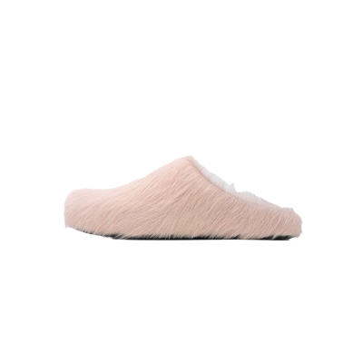 Marni Long-hair Calfskin Fussbett Sabot Pink SBMS004601P412200C29 01