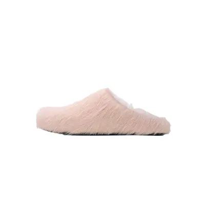 Marni Long-hair Calfskin Fussbett Sabot Pink SBMS004601P412200C29 01
