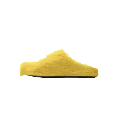Marni Long-hair Calfskin Fussbett Sabot Yellow SBMR000600P4122Z0565 01