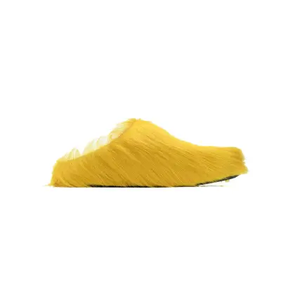 Marni Long-hair Calfskin Fussbett Sabot Yellow SBMR000600P4122Z0565 02