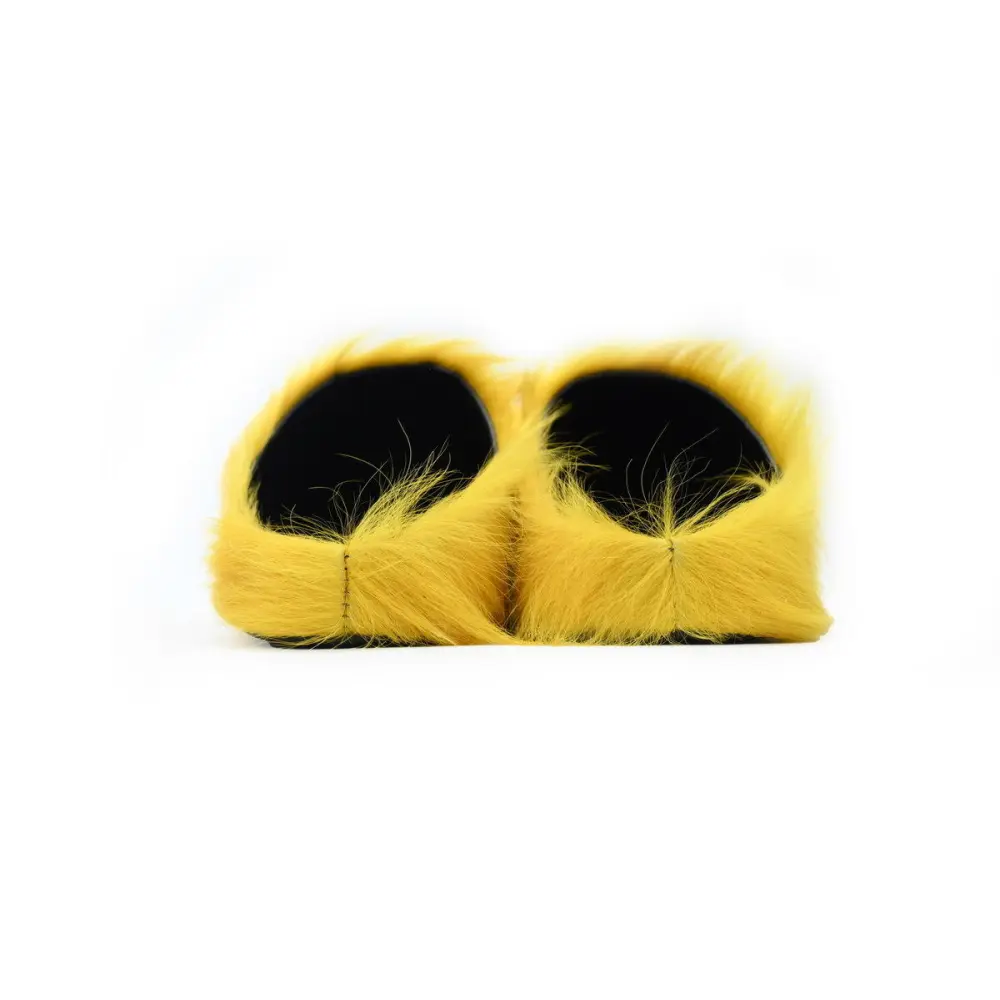 Marni Long-hair Calfskin Fussbett Sabot Yellow SBMR000600P4122Z0565