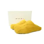 Marni Long-hair Calfskin Fussbett Sabot Yellow SBMR000600P4122Z0565