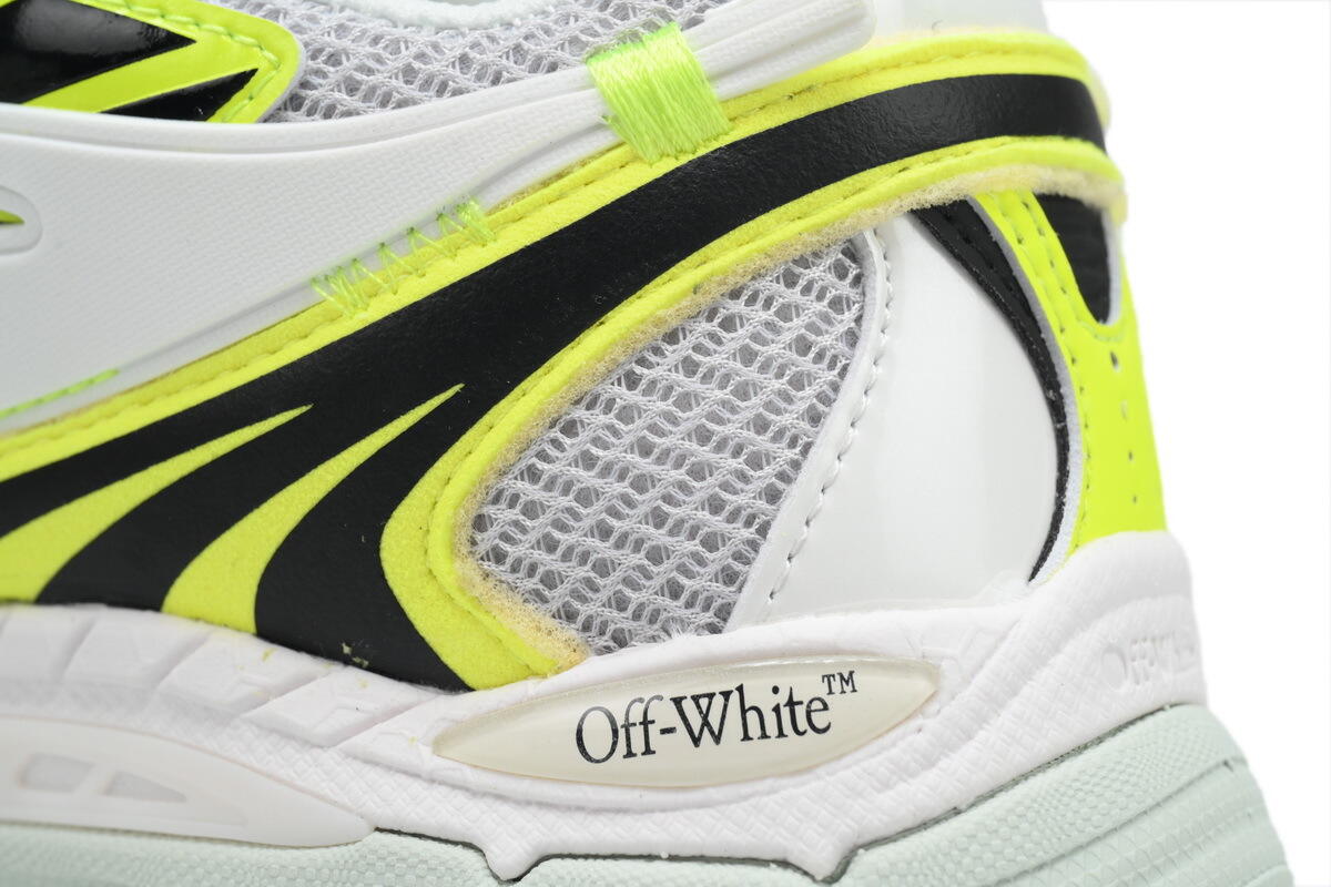 Off White Be Right Back Sneakers Fluorescent Green OMIA295F24 FAB00 10011