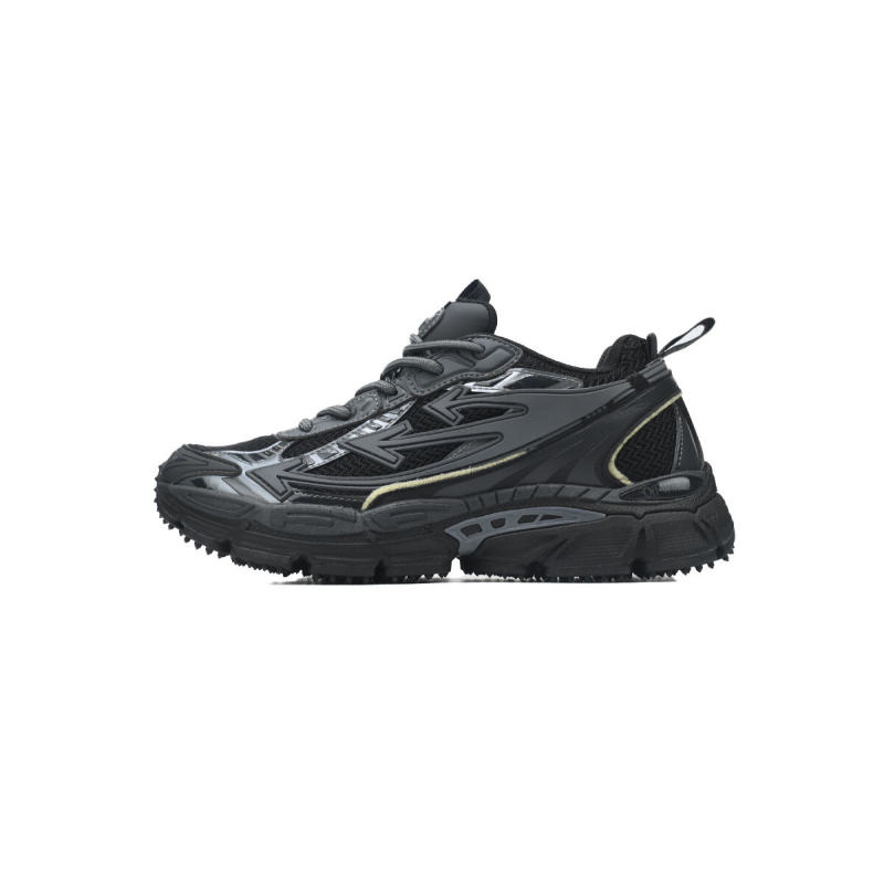 Off White Be Right Back Sneakers Full Black OWIA289C99FAB0011010
