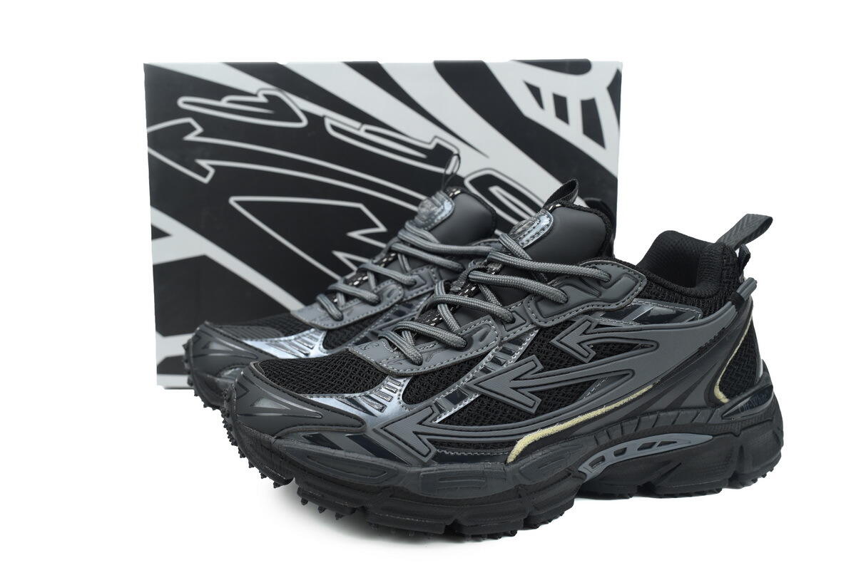 Off White Be Right Back Sneakers Full Black OWIA289C99FAB0011010