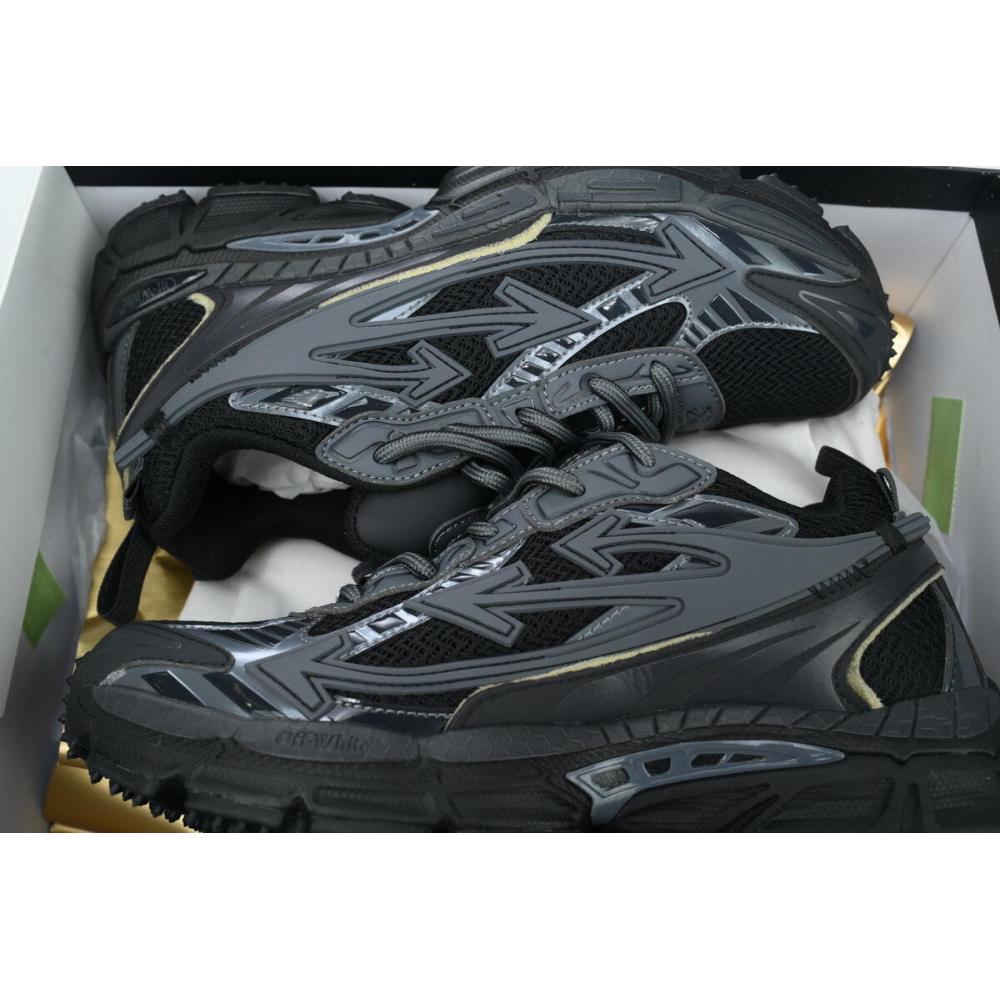 Off White Be Right Back Sneakers Full Black OWIA289C99FAB0011010