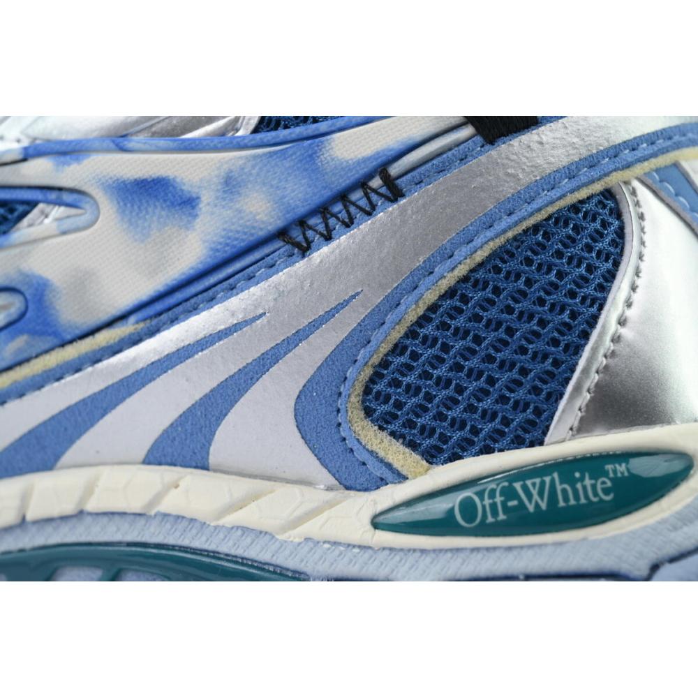 Off White Be Right Back Sneakers Gradient Blue OMIA295S25 FAB00 47245