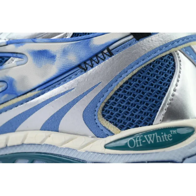 Off White Be Right Back Sneakers Gradient Blue OMIA295S25 FAB00 47245