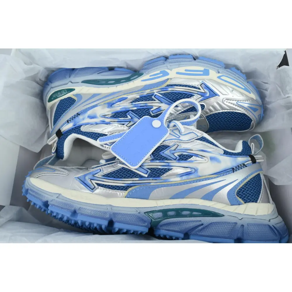 Off White Be Right Back Sneakers Gradient Blue OMIA295S25 FAB00 47245