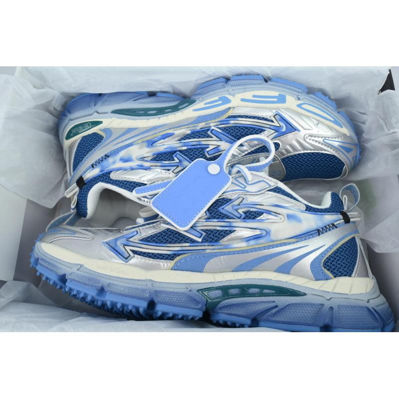 Off White Be Right Back Sneakers Gradient Blue OMIA295S25 FAB00 47245
