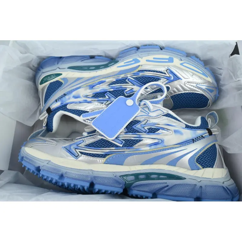 Off White Be Right Back Sneakers Gradient Blue OMIA295S25 FAB00 47245