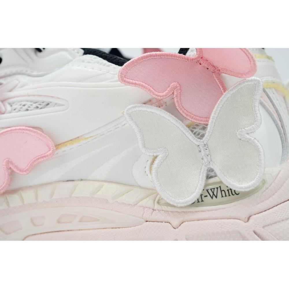 Off White Be Right Back Sneakers Pink Butterfly OWIA089W24 FAB00 23001