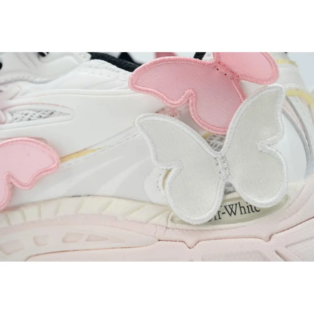 Off White Be Right Back Sneakers Pink Butterfly OWIA089W24 FAB00 23001