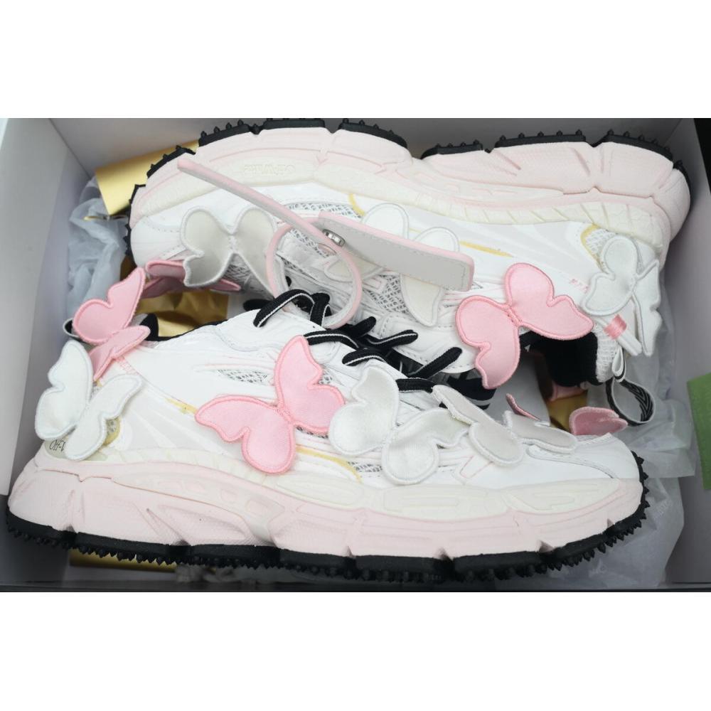 Off White Be Right Back Sneakers Pink Butterfly OWIA089W24 FAB00 23001