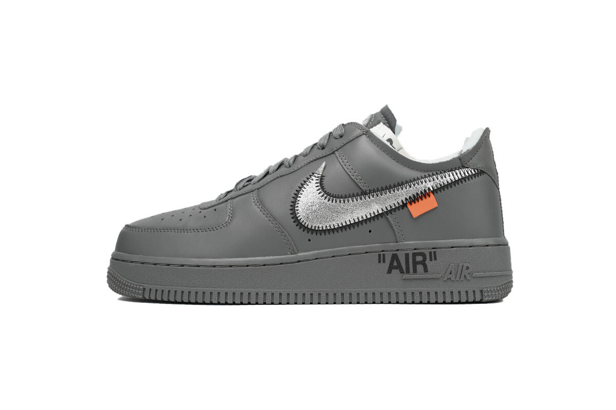 PK God Batch Nike Air Force 1 Low x Off-White 'Ghost Grey Silver' DX1419-500