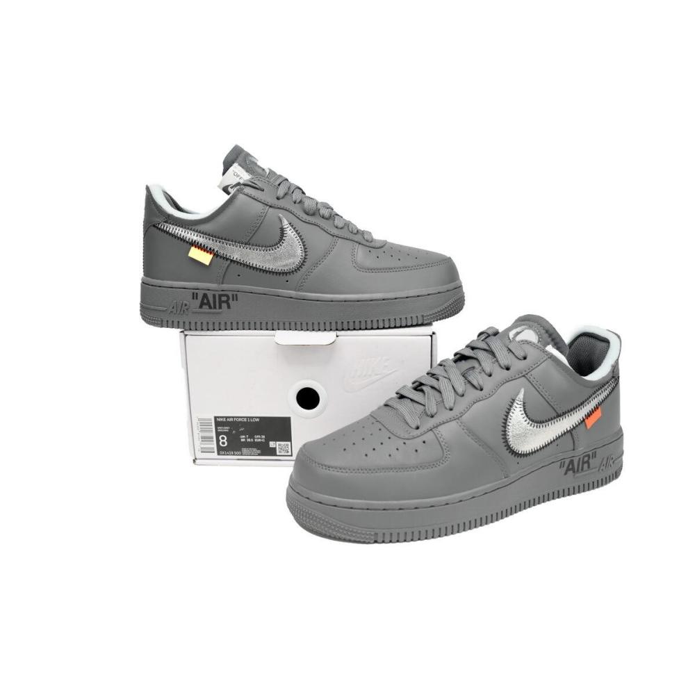 PK God Batch Nike Air Force 1 Low x Off-White 'Ghost Grey Silver' DX1419-500