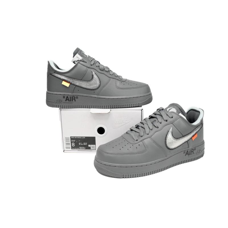 PK God Batch Nike Air Force 1 Low x Off-White 'Ghost Grey Silver' DX1419-500