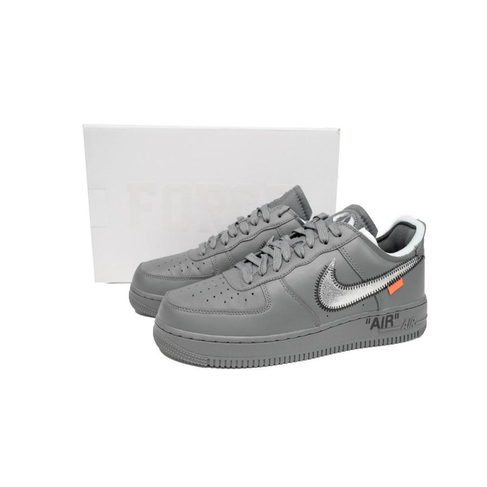 PK God Batch Nike Air Force 1 Low x Off-White 'Ghost Grey Silver' DX1419-500