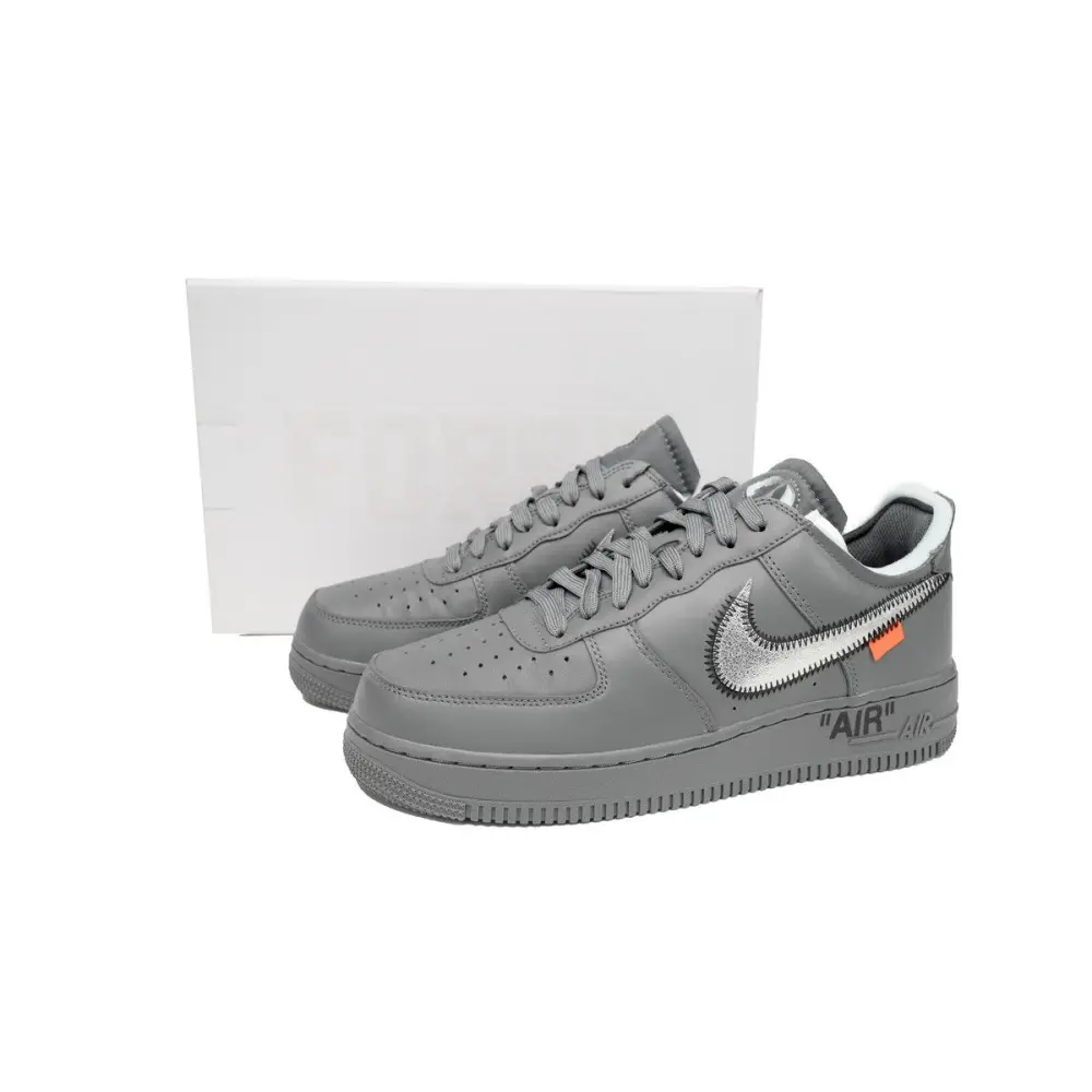 PK God Batch Nike Air Force 1 Low x Off-White 'Ghost Grey Silver' DX1419-500