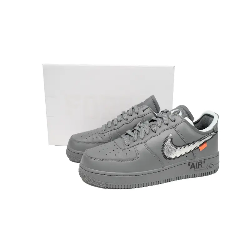 PK God Batch Nike Air Force 1 Low x Off-White 'Ghost Grey Silver' DX1419-500