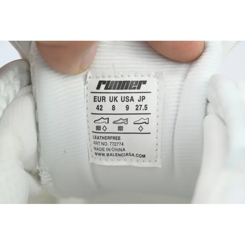 Balenciaga Runner Sneaker 'Gradient - White Black' 772774 WRUNG 9010