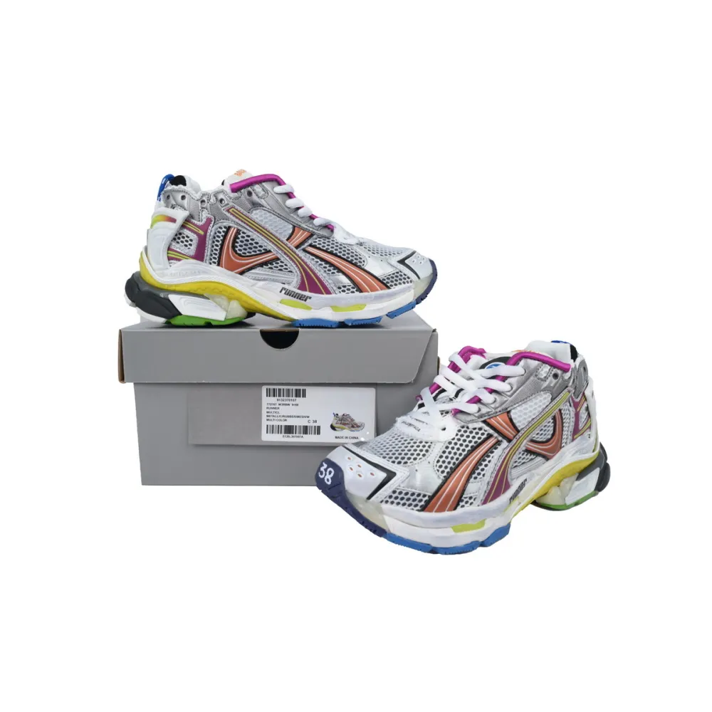 Balenciaga Runner Sneaker Color Orange Powder 772767 W3RBW 9168