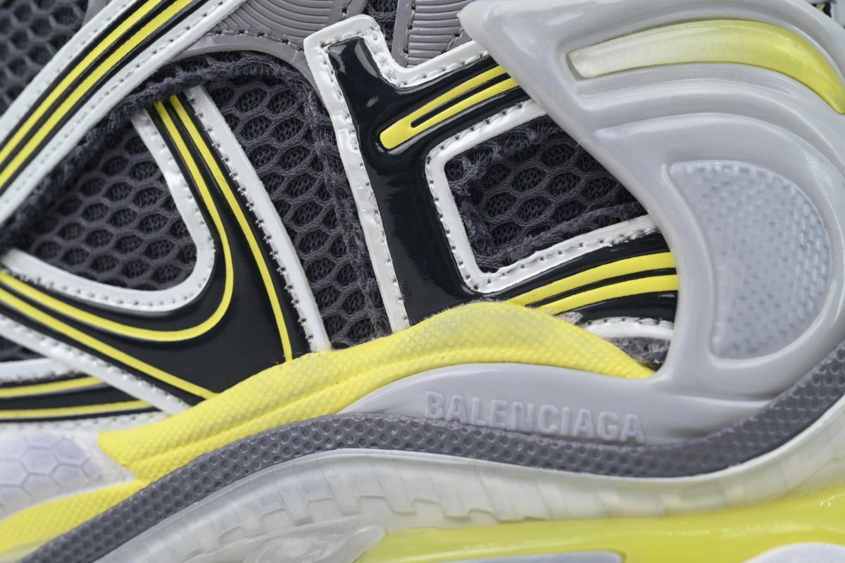 Balenciaga Runner Sneaker Grey Black Yellow 772767 W3RMU 1279