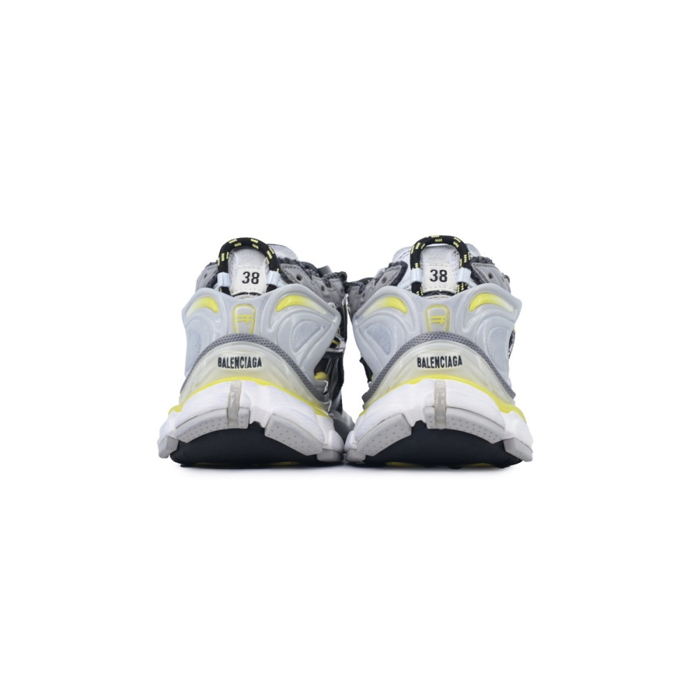 Balenciaga Runner Sneaker Grey Black Yellow 772767 W3RMU 1279