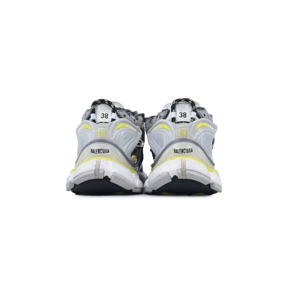 Balenciaga Runner Sneaker Grey Black Yellow 772767 W3RMU 1279