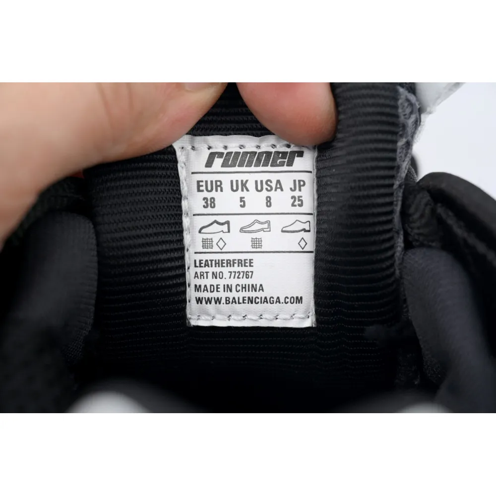 Balenciaga Runner Sneaker Grey Black Yellow 772767 W3RMU 1279