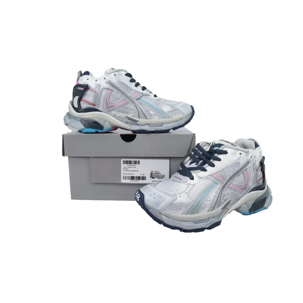 Balenciaga Runner Sneaker Grey White Black 772767 W3RNY 0322